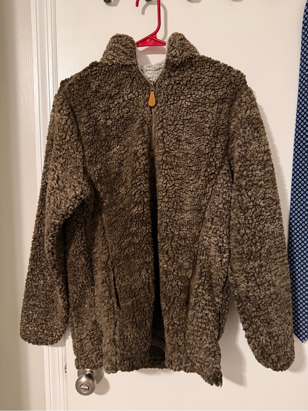 Women’s Sherpa Quarter-Zip Jacket - Brown